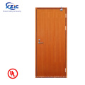 Factory Direct Supply Hotel 90min Fire Classé de porte en bois Solid Core Door Europe Certificat